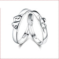 Valentine's Day Gift Men Women Couple Promise Ring For Wedding Index Ring Creative Open Rings Engagement Wedding Jewelry