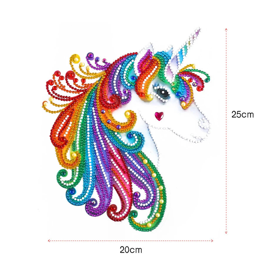 Diamond Painting Stickers Refrigerator Stickers Children's Educational Toys 5D Diamond Paintby Number Set Plus Size Sticker