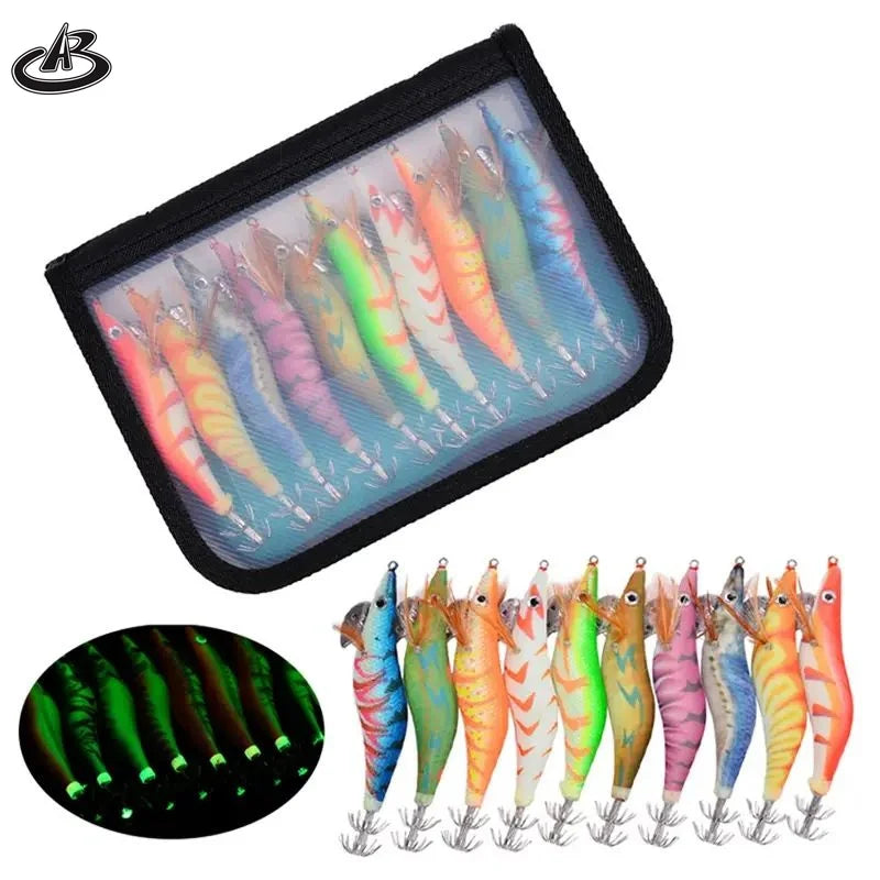 Portable Durable Waterproof Squid Hook Jigs Fish Lures Packaging Fishing Lure Bag With Zipper