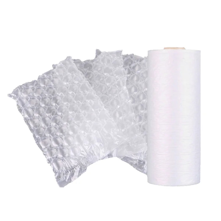 Void Filled Wrap Bubble Roll Wrapping  Customized Logo Four Rows Bubble Film Cushion Package Protective