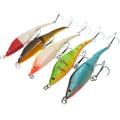3-Joint 100mm 9.5g ABS Swim Bait for Freshwater Bass Fishing Lifelike Multi-Jointed Swimbait Durable Sturdy Lure for River