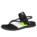Greatslides Hot Selling Pvc Upper for SlipperBlack Flip Flops BeachMen'S Nonslip Slide Slippers Casual