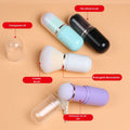 Travel Portable Mini Capsule Blush Makeup Brush Telescopic Single for Face Cheek & Eye Loose Powder Application