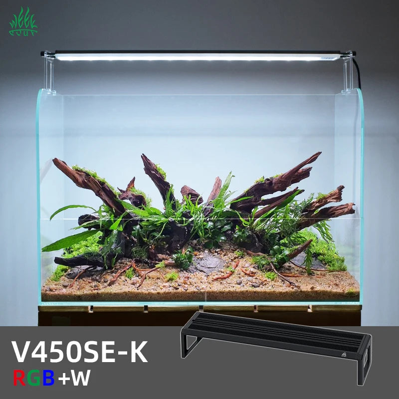 WEEK AQUA V450K WRGB Full Spectrum LED Smart Aquarium Lamp Aquarium Fish tank Led Light with Controller