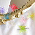 Elegant 24*25.5mm Acrylic Beaded Handmade High Brightness Animal Colorful Butterfly Beads Charm for DIY Jewelry Accessories