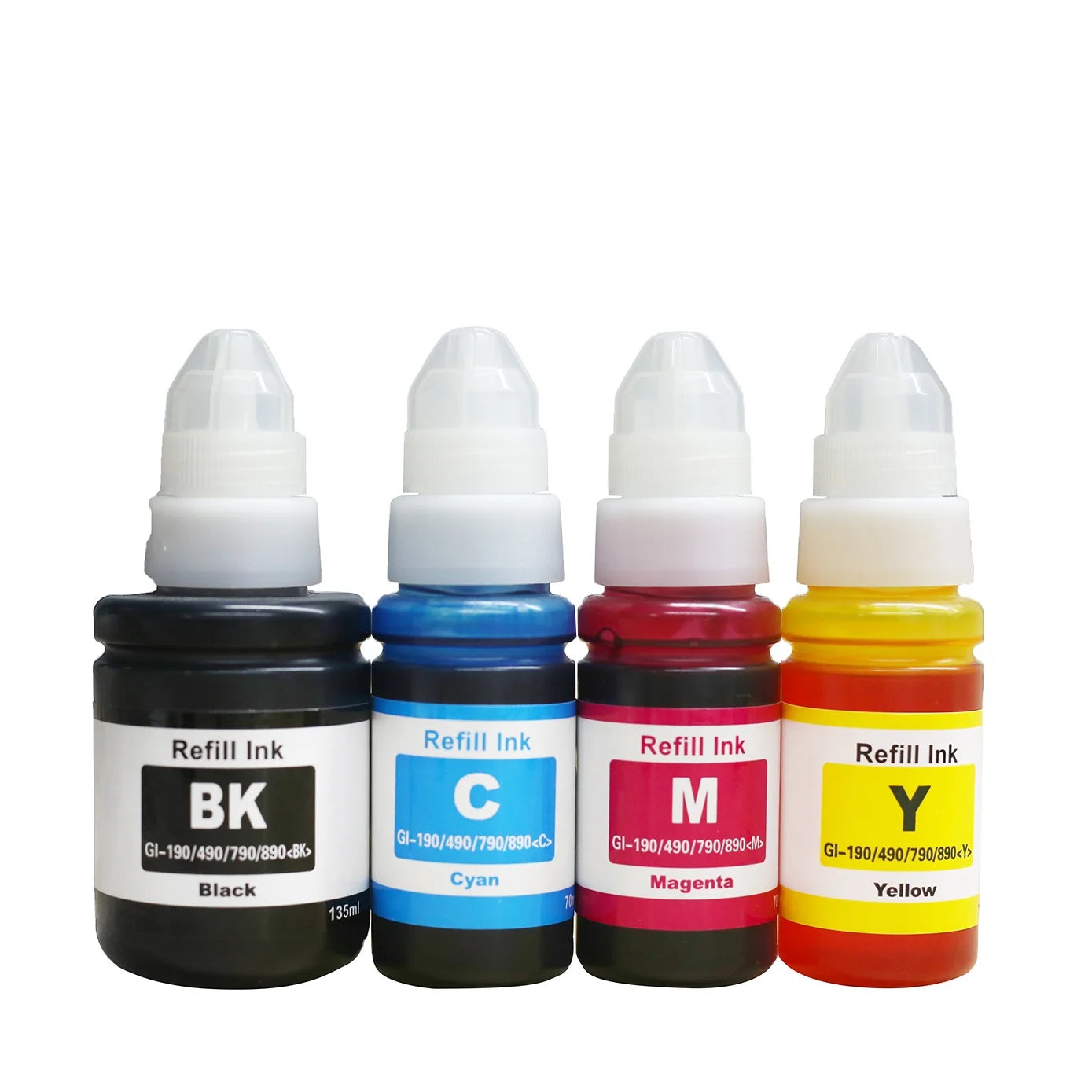 HESHUN Premium Gi190 Gi290 Gi390 Gi490 Gi590 Gi690 Gi790 Gi890 Gi990 Dye Ink Refill Printer Ink for Ink Tank Printer
