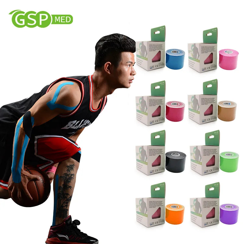 High Quality Waterproof Rocktape Kinesiology Tape for Sports Cotton Waterproof Kinesio Tape Ankle Support