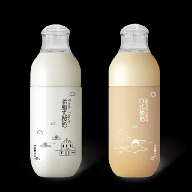 200ml 8oz Transparent PET Juice Beer Tea Yogurt Soda Water Bottle with Lid Wholesale Beverage Bottles Manufacturers