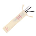 Custom Logo Pouch Straws Set Stainless Steel Straw with Private Label Metal Drinking Straws Bar Accessories Straight or Bent