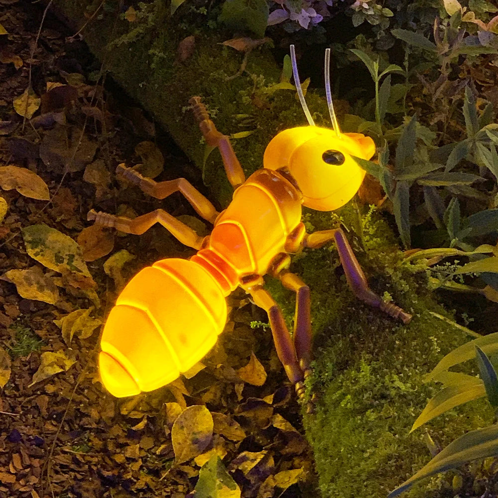 Momovalley Nature Themed  Ant Animal Shape LED Lamp Perfect for Kids Educational and Fun Room Garden Amusement Decor