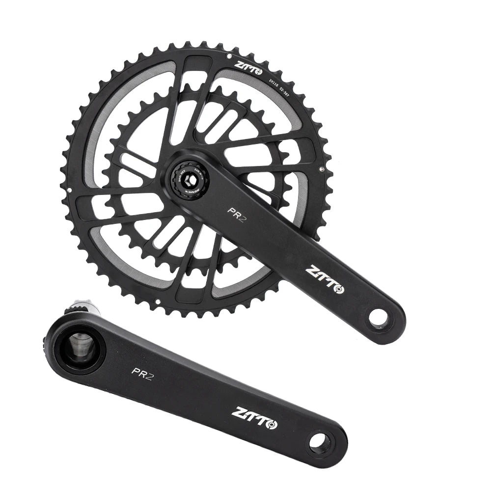 ZTTO 170mm DUB 29MM for CNC Road Bike Crankset Direct Mount 50-34T/52-36T Chainring 2x System Chainwheel 2x10/2x11/2x12 Varying