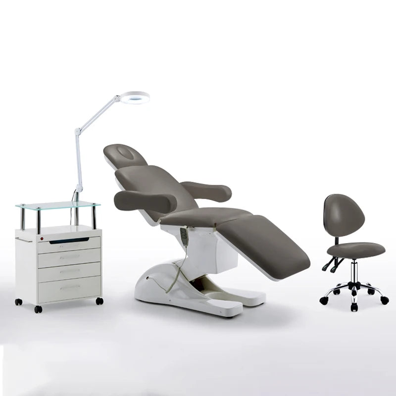 HICOMED Electric Aesthetic Bed 3 Motors Massage Table Facial Beauty Bed Body Treatment Skin Care Table Optional Color/OEM