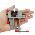 Portable DIY Mold Craft Repair Workbench Clamp Mini Aluminum Table Vice for Hobbyists and Jeweler Small Bench Screw Tool