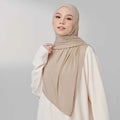 Premium Muslim Cotton Jersey Hijab Shawl Spring Scarf for Women with Cool Feel Bamboo Jersey Hijab