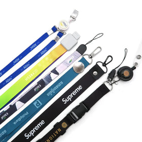 Wholesale OEM Durable Classic Promotional Blank Sublimation Polyester/Nylon Pantone Colors Custom Logo Printed Hook Lobster Claw