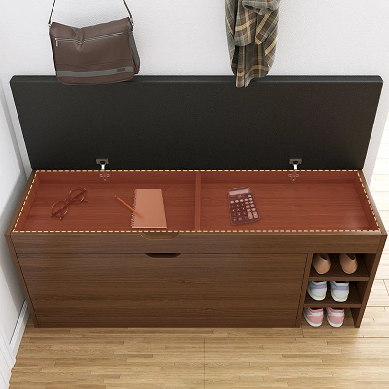 HANYEE Durable Wood MDF Shoe Bench Rack Good Quality Hot Style Home Apartment Use Shoe Storage Cabinet Living Room Furniture