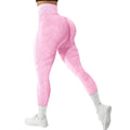 Women's High-Waist Seamless Fitness Leggings Soft Compression Scrunch Back Quick Dry Breathable Spandex Pants in Small XL Sizes