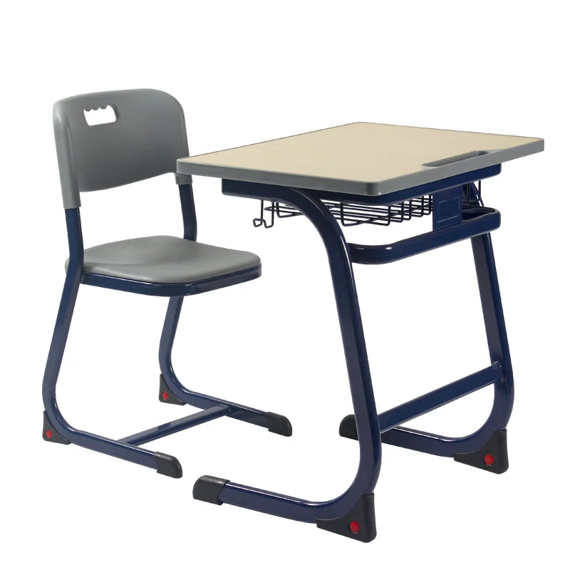 Cheap Classroom Single Desk and Chair School Furniture Guangzhou