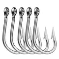 6/0-13/0# 5pcs Strong Pesca Live Bait Barbed Iron Board Fishhook Jigbait Claw Anzol tuna hook