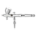 BT-180 Professional Dual Action Copper Gravity Feed Airbrush Kit-7CC/9cc 0.2-0.5mm Nozzle for Cars Cookies Body Art |