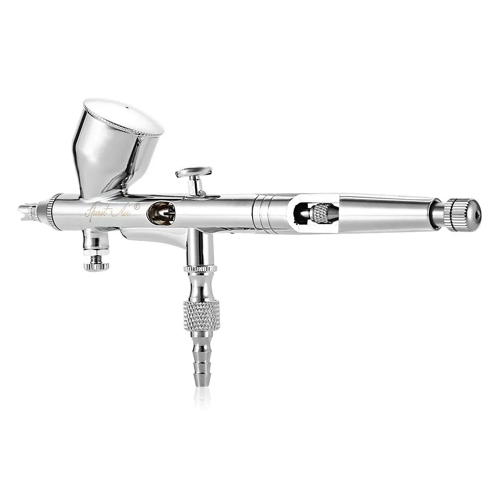 BT-180 Professional Dual Action Copper Gravity Feed Airbrush Kit-7CC/9cc 0.2-0.5mm Nozzle for Cars Cookies Body Art |