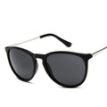 European American Trend New Sunglasses Unisex 4171 Semi-Metal Toad Glasses Popular Black PC Internet Sunglasses UV400 Protection