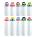 TY 12oz 20oz in Stock  Blanks Kids Mug Straight Sippy Tumbler Cup Steel Water Bottle for Sublimation