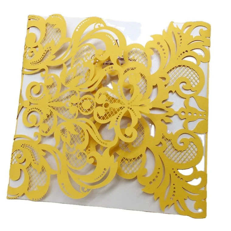 New LED Wedding Invitation Card Unique Wedding Invitations Card H Custom Design Clear Acrylic Gift Cards Love Europe Laser Cut