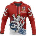 Fitspi Custom Czech Republic Flag Printed Hoodie Pullover Hip Hop Streetwear Male Unisex Sweatshirt Wholesale
