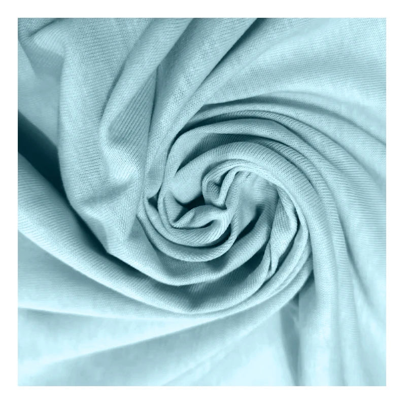 62005 Wholesale Eco Friendly Hemp Organic Cotton Spandex Blend OEKO-TEX Certified Jersey Fabric for T-Shirts and Bedding