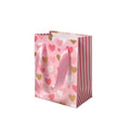 Low Cost Coated Paper Gift Bags with Silk Ribbon for Watches Glasses Perfume & Jewelry-Recyclable Custom Logo
