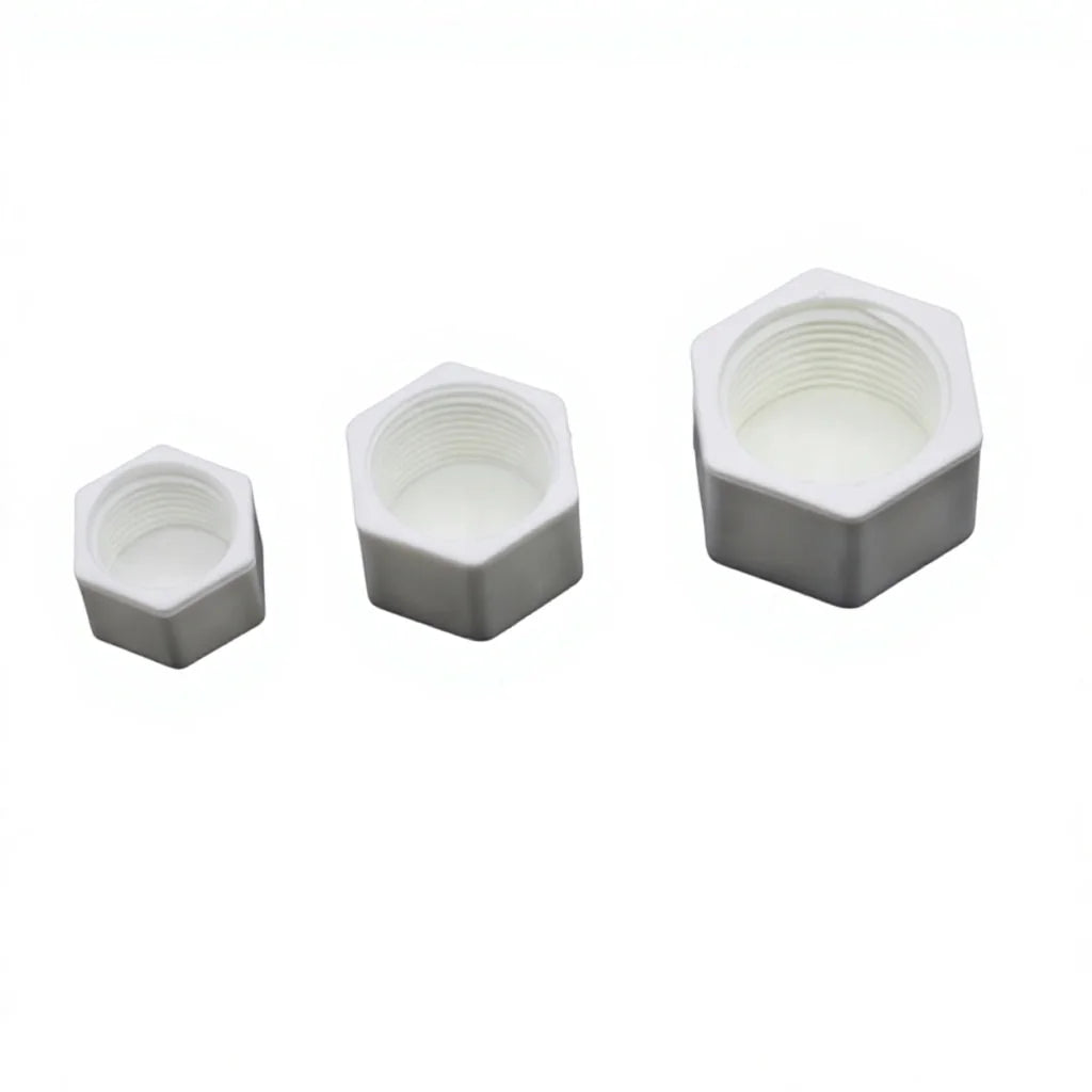 1/2 3/4 1 Inch Female Threaded Plastic Pipe End Plugs Garden Water Pipe Waterstop End Caps Connector