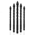 3-12mm Cross Hex Tile Drill Bits Set for Glass Ceramic Concrete Hole Opener Brick Hard Alloy Triangle Bit Tool Kit