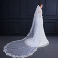 ROMANTIC Korea Princess Lace Ivory Wedding Veils 3*1.5m Hair Accessories for Women