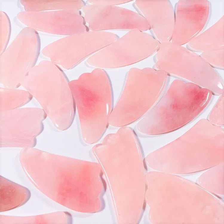 Huiying Best Selling Rose Quartz Massage Guasha Tools in Claw Shape