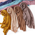 Designer Luxury Modal Scarf Fashion Ladies Headband Jersey Cotton Muffler Scarfs Wholesale Muslim Women Hijabs Scarves