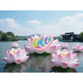 Events Decoration Inflatable Lotus Balloon Led Lighted Inflatable Flower Model for Advertising