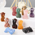 Wholesale Healing Reiki Female Goddess Crystal Lady Model Body Mannequin Statue Home Decoration Meditation Crystals for Friend