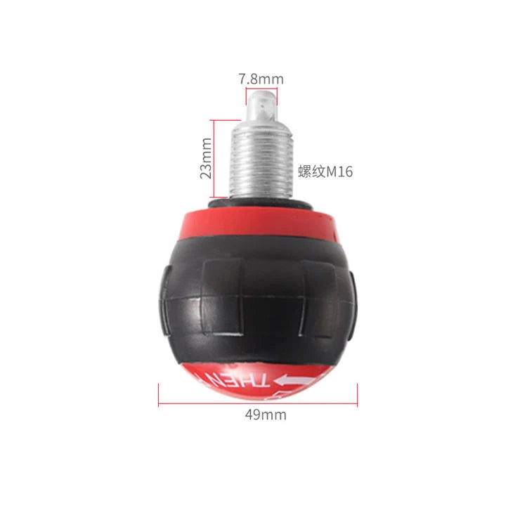 Steel Release Pull Pin Knob for Fitness Exercise Spin Bike Seat Adjustment and Level Handle Knob Bike Spare Parts