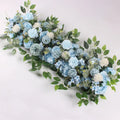 Artificial Flower Row Table Runner Decoration Flower Runner for Wedding Arch Road Guide Background Decoration