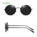 Classic Hippie round Polarized Sunglasses with Gold or Silver Metal Frame Tac Lenses Wholesale for Men and Women