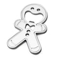 Custom Gingerbread man Xmas gift skeleton keychain Wedding Birthday Christmas Party Favor Souvenir creative gift Bottle Opener