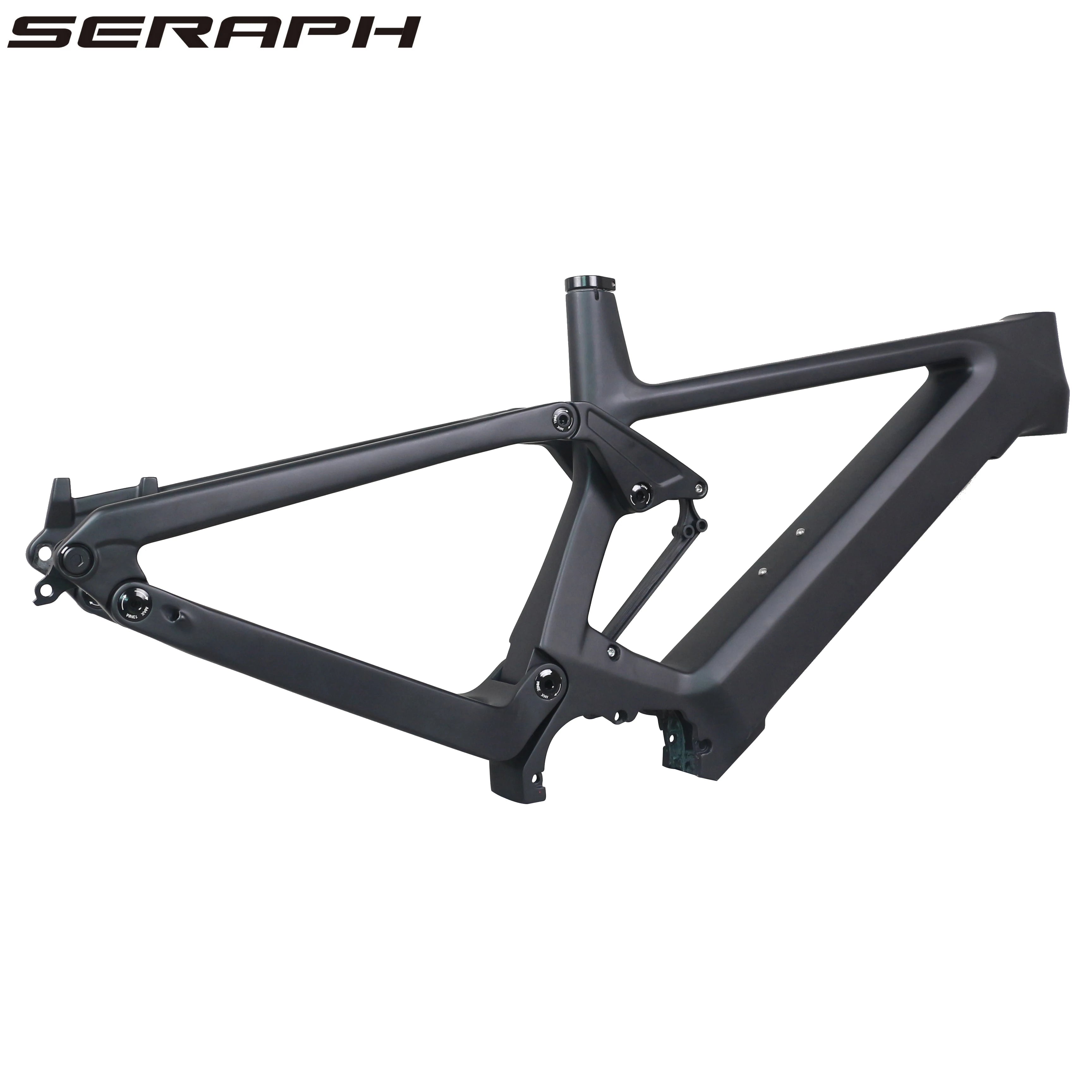 SERAPH E-bike 29er Suspension Mountains Frame MTB T800 Electric Frame Carbon Frame Bafang M510 Motor+Battery Bicycle E69