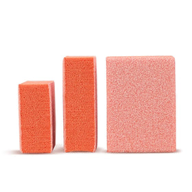 USA Free Shipping 7500Pcs/Carton Double Side 80/100 Disposable Mini Buffer Sanding Sponge Block Orange Nail Buffer