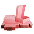 wholesale recycled paper box Low moq custom logo shipping box pink 6x6x6 cardboard mail boxes