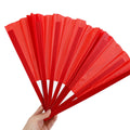 Folding Dance Rave Clack Fan Abanicos De Mano Wedding Gifts for Guests African Plastic Hand Fan Wholesale Festival Hand Fans