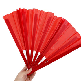Folding Dance Rave Clack Fan Abanicos De Mano Wedding Gifts for Guests African Plastic Hand Fan Wholesale Festival Hand Fans