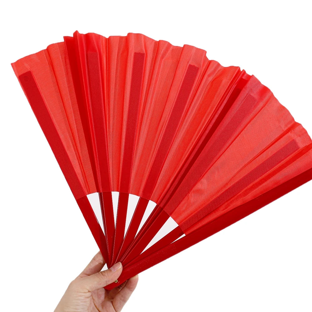 Folding Dance Rave Clack Fan Abanicos De Mano Wedding Gifts for Guests African Plastic Hand Fan Wholesale Festival Hand Fans