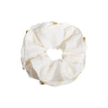 China Professional Manufacture Secret Zipper Pocket Storage Soft Hair Tie Scrunchy Velvet Hidden Pocket Premium Scrunchie