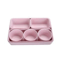 Welaxy Office Drawer Organizers Trays Felt Storage Bins Drawers Dividers Drawers Organizer Bins 8 Pack